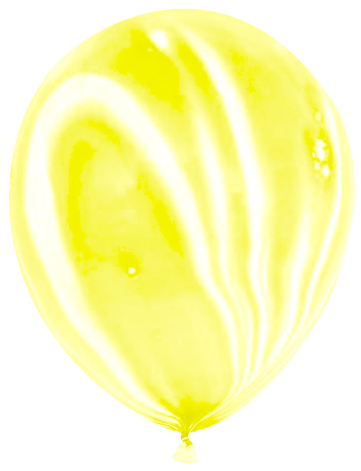 Шар Супер Агат, Желтый / Yellow