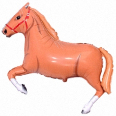 Шар Мини-фигура Лошадь, Коричневая / Horse (в упаковке)
