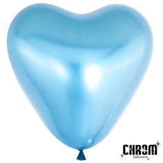 Сердце Синий, Хром / Blue
