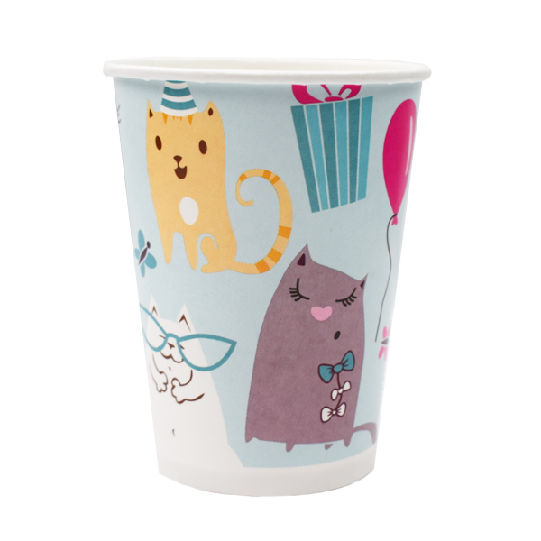 Стаканы бумажные "Кошки"